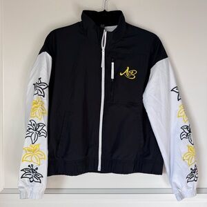 Adidas Candace Parker Lailaa Basketball Jacket Black/White - Women's Size Medium